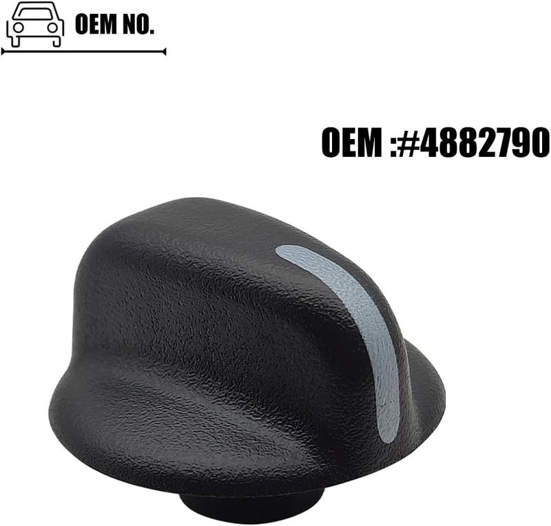 LXROAR01 AC Heater Control Knob Compatible with Jeep Wrangler 1997 1998 Year, Blower Fan knob for 4882790 - Image 4